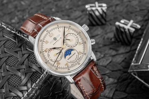 Zegarek Damski ZEPPELIN LZ121 Mediterranee Moonphase 9637-5 + BOX