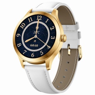 Smartwatch Gravity GT25-2 PRO Biało-Złoty 2 paski