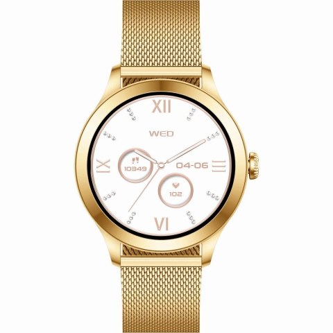 Smartwatch Gravity GT25-2 PRO Biało-Złoty 2 paski