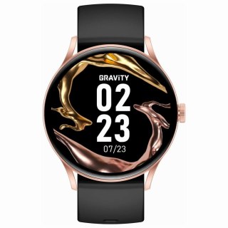 Smartwatch Gravity GT2-2 PRO Czarno-Różowy z Bluetooth