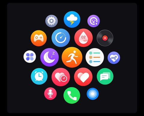 Smartwatch Gravity GT2-2 PRO Czarno-Różowy z Bluetooth