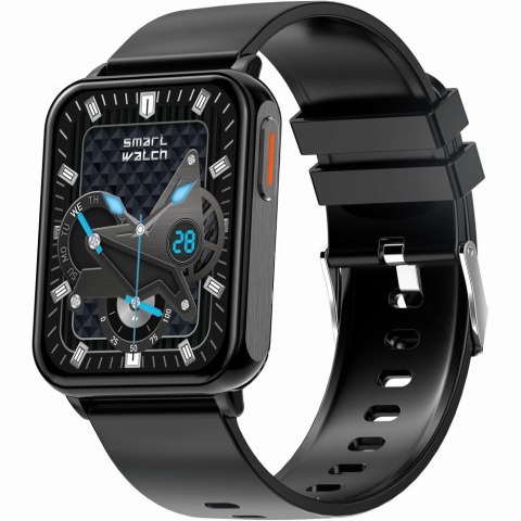 Smartwatch Gravity GT17-7 - Czarny, AMOLED, 2 Paski
