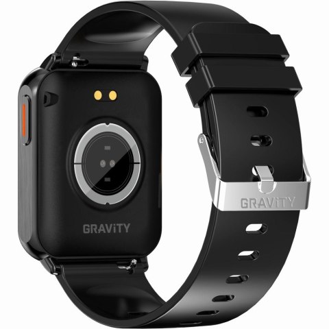 Smartwatch Gravity GT17-7 - Czarny, AMOLED, 2 Paski