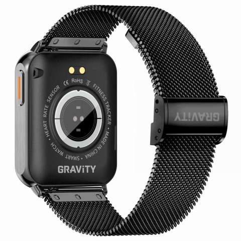 Smartwatch Gravity GT17-10 Czerwono-Czarny 2 Paski