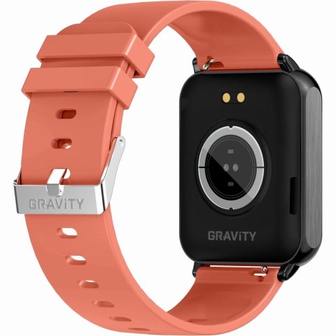 Smartwatch Gravity GT17-10 Czerwono-Czarny 2 Paski