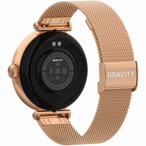 Smartwatch Gravity GT26-3 Różowe Złoto z 2 Paskami