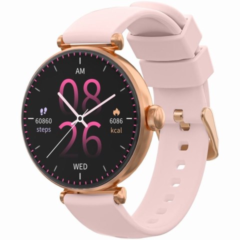 Smartwatch Gravity GT26-1 Różowe Złoto z 2 paskami