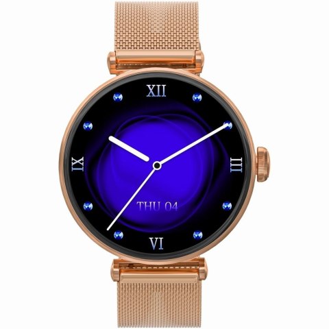 Smartwatch Gravity GT26-1 Różowe Złoto z 2 paskami