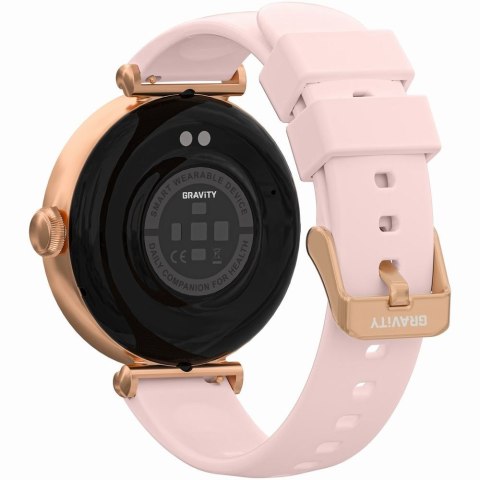 Smartwatch Gravity GT26-1 Różowe Złoto z 2 paskami