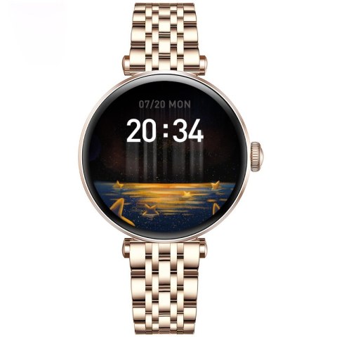 Smartwatch Gravity GT26-4 Różowe Złoto-Srebrny z 2 Paskami