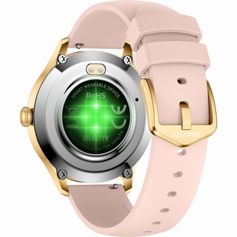 Smartwatch Gravity GT25-1 PRO Różowe Złoto + 2 Paski