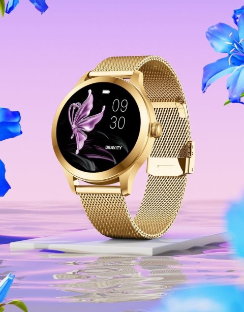 Smartwatch Gravity GT25-1 PRO Różowe Złoto + 2 Paski