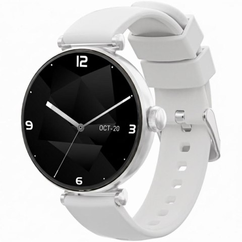 Smartwatch Gravity GT26-8 Srebrno-Biały - 2 Paski w Zestawie
