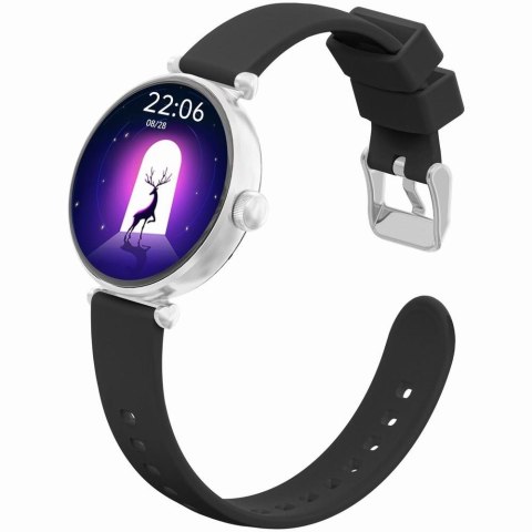 Smartwatch Gravity GT26-9 Srebrno-Czarny - 2 Paski w Zestawie