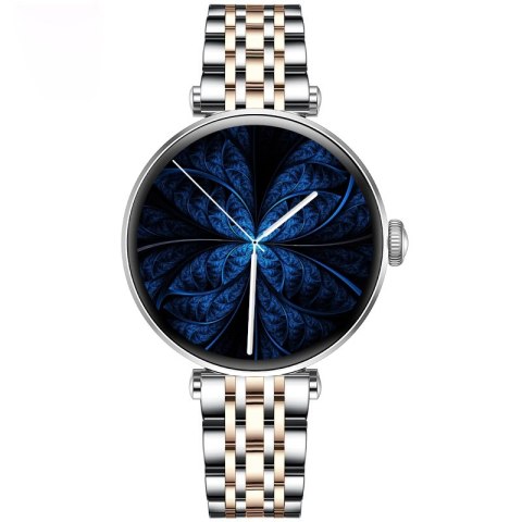 Smartwatch Gravity GT26-5 Srebrny z 2 Paskami (Silikon i Stal)