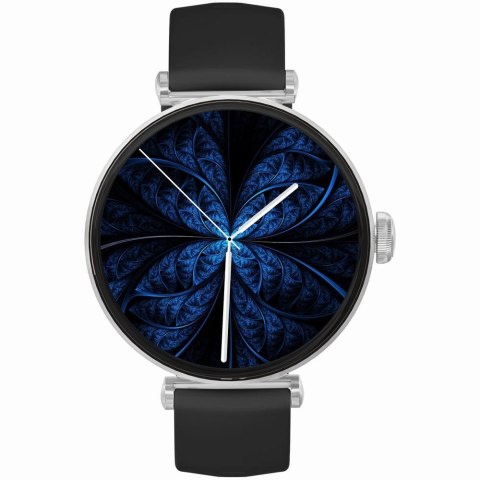 Smartwatch Gravity GT26-5 Srebrny z 2 Paskami (Silikon i Stal)