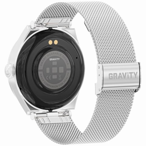 Smartwatch Gravity GT25-7 Srebrny - Twój osobisty asystent