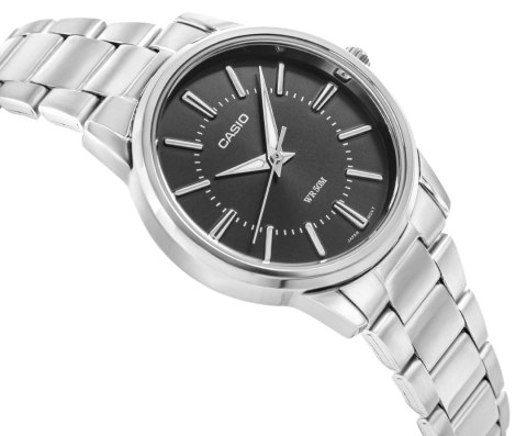 Damski Zegarek CASIO LTP-1303D-1AVDF Srebrny Klasyczny