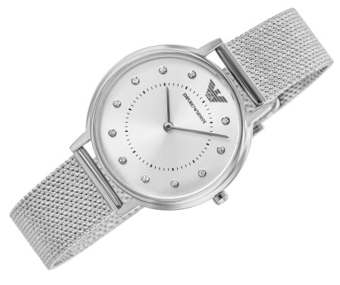 Zegarek Damski Emporio Armani Kappa AR11128 Srebrny