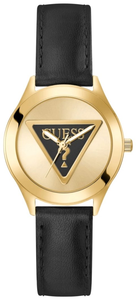 Zegarek damski Guess Tri Plaque GW0744L2 - złoty klasyk