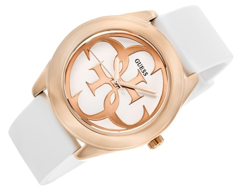 Zegarek damski Guess Twist W0911L5 - różowe złoto i biel