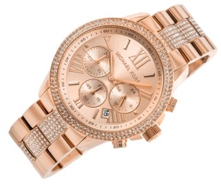 Zegarek damski Michael Kors Brynn MK7505 - różowe złoto