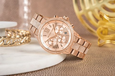 Zegarek damski Michael Kors Brynn MK7505 - różowe złoto