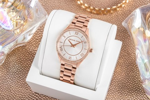 Zestaw damski Michael Kors Lauryn MK4850SET - różowe złoto
