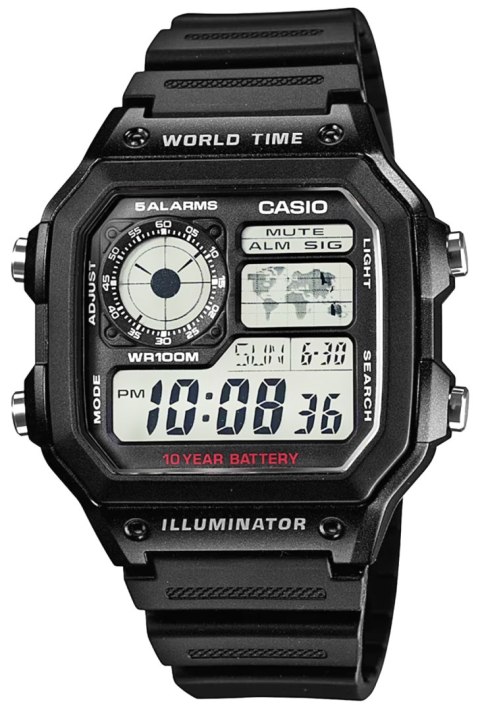 Zegarek Męski CASIO AE-1200WH-1AVDF + BOX