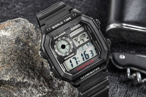 Zegarek Męski CASIO AE-1200WH-1AVDF + BOX