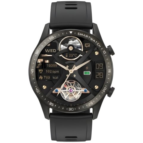 Smartwatch Gravity GT10-3 Czarny z 2 paskami