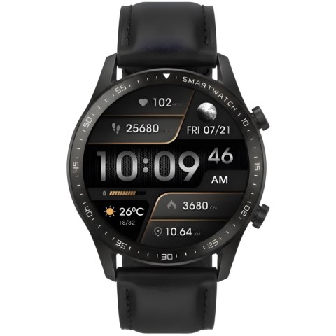 Smartwatch Gravity GT10-3 Czarny z 2 paskami