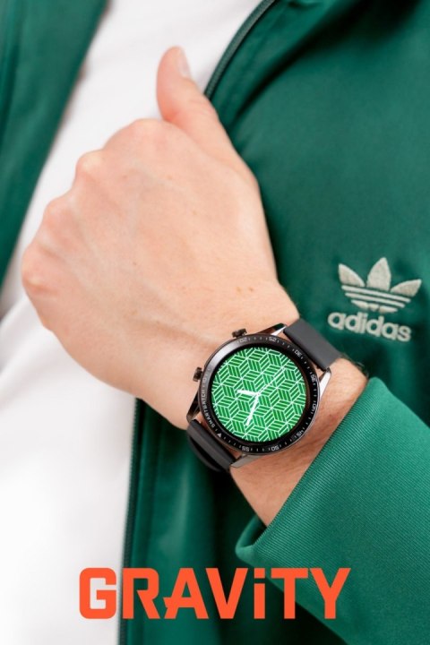 Smartwatch Gravity GT10-3 Czarny z 2 paskami