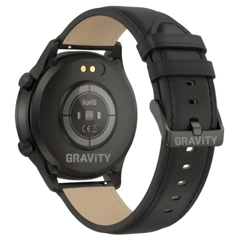 Smartwatch Gravity GT10-5 Czarny z niebieskim paskiem