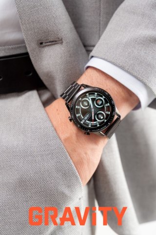 Smartwatch Gravity GT10-1 Czarny - Pasek i Bransoleta
