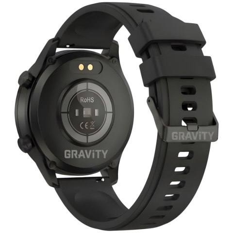 Smartwatch Gravity GT10-1 Czarny - Pasek i Bransoleta