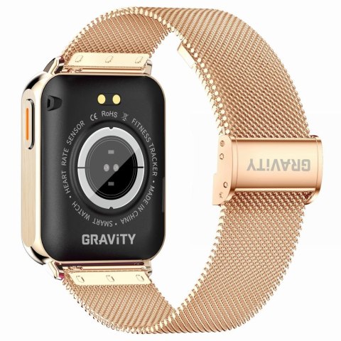 Smartwatch Gravity GT17-2 Różowe Złoto / Granatowy