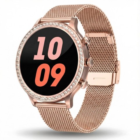 Smartwatch Gravity GT5-5 Różowe Złoto Pasek + Bransoleta