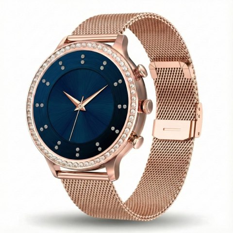 Smartwatch Gravity GT5-5 Różowe Złoto Pasek + Bransoleta