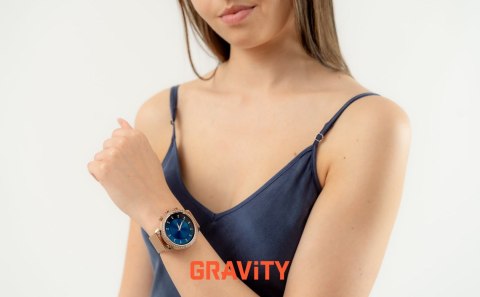 Smartwatch Gravity GT5-7 Różowe Złoto Pasek + Bransoleta