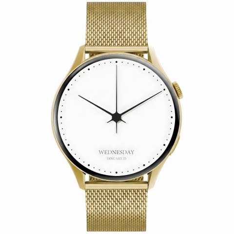 Smartwatch Gravity GT11-4 Złoty z Paskiem i Bransoletą