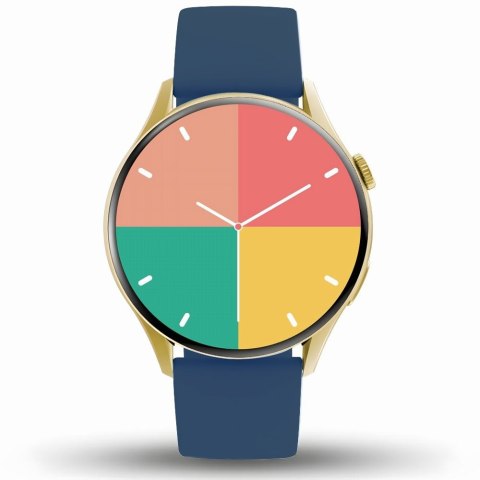Smartwatch Gravity GT11-4 Złoty z Paskiem i Bransoletą
