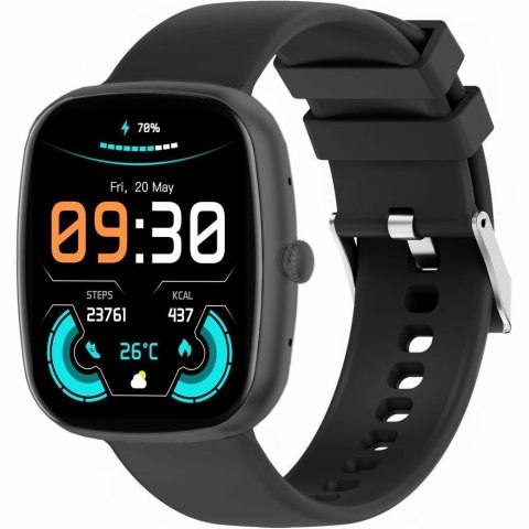 Smartwatch Gravity GT18-9 - Czarny/Fioletowy, BT Call