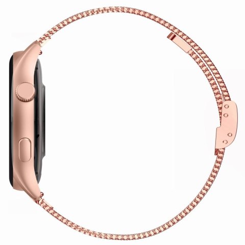 Smartwatch Gravity GT11-7 Różowe Złoto Pasek + Bransoleta