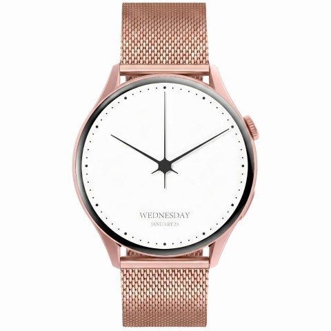 Smartwatch Gravity GT11-8 Różowe Złoto Pasek + Bransoleta