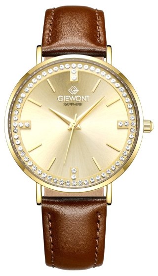 Zegarek Damski Giewont Sapphire GW5390-A3 Złoty