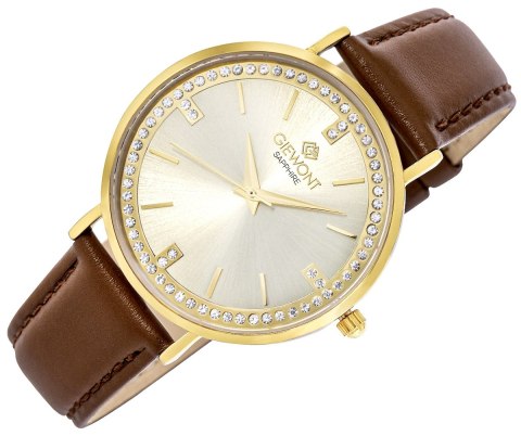 Zegarek Damski Giewont Sapphire GW5390-A3 Złoty