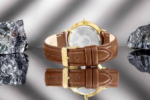 Zegarek Damski Giewont Sapphire GW5390-A3 Złoty