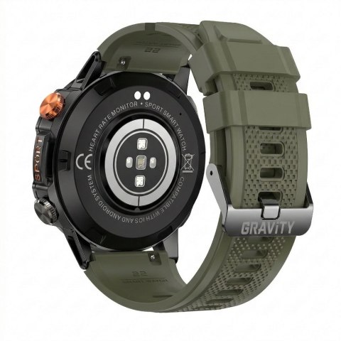 Smartwatch Gravity GT20-7 - Sportowy, AMOLED, 2 Paski