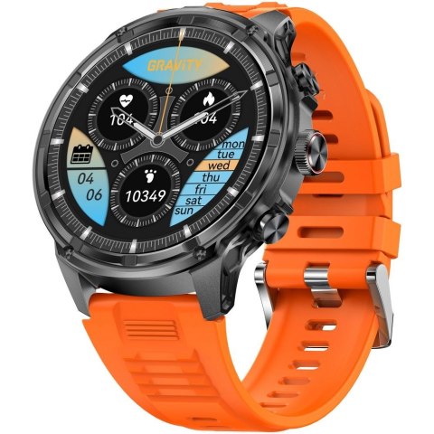 Smartwatch Gravity GT41-4 - Pomarańczowy Pasek i Bransoleta